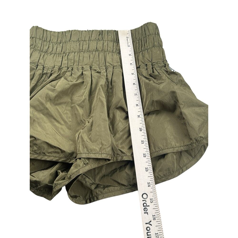 FP Movement The Way Home Shorts Small Olive Green Athletic Running Gym Workout - Picture 3 of 8
